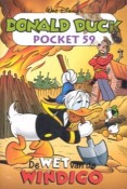 Donald Duck Pocket 59 - De Wet van Windigo (Met daarin een verhaal over de Windigo). Het artwork is redelijk gelijk aan de afbeelding hiernaast. ©Disney